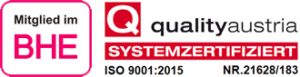 Mitglied im BHE, ISO9001:2015